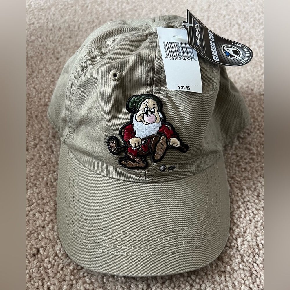 Disney Grumpy Embroidered Golf Cap